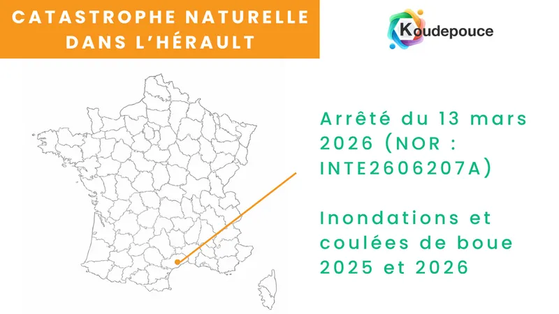 Dégâts d'inondation sur une habitation dans le département de l'Hérault après l'épisode de décembre 2025